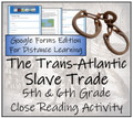 The Slave Trade Close Reading Activity Digital & Print | 5th Grade & 6th Grade