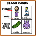 Beginning Sounds Flashcards Set 4