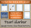 Attack on Pearl Harbor Close Reading Activity Digital & Print | 3rd & 4th Grade