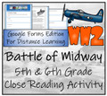 Battle of Midway Close Reading Activity Digital & Print | 5th Grade & 6th Grade