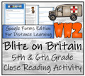 Blitz on Britain Close Reading Activity Digital & Print | 5th Grade & 6th Grade