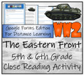 Eastern Front of WW2 Close Reading Activity Digital & Print | 5th & 6th Grade