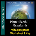 Planet Earth 2 - Episode 5: Grasslands - Video Response Worksheet & Key (Editable)