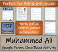 Muhammed Ali Close Reading Activity Digital & Print | 5th Grade & 6th Grade