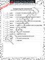 Comparing the New Colonies~Match'Em Vocab #3~Social Studies Weekly~NO PREP