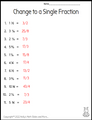 Fractions Review - Mixed Numbers and Fractions  Greater than One