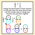 Fractions Review Unit - 6 Digital Lesson with Number Chips - 13 Printable Worksheets