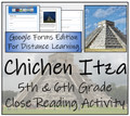 Chichen Itza Close Reading Activity Digital & Print | 5th Grade & 6th Grade