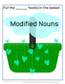 Modified Nouns - Food Shopping Activity