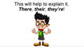 'THERE THEIR THEY'RE' (Grades 2-7) ~ Illustrated Curriculum Lesson