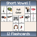 CVC Short Vowel I Bundle Make-A-Word, Puzzles, Worksheets & Flashcards