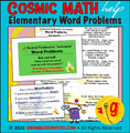 Averaging & Central Tendencies: Mean Median Mode Range pages & Word Problems -SEMiPRO Montessori-inspired Math Materials with GUIDE (+ keys)