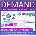 Determinants of Demand Economic Drag and Drop Google Slides Activity Economics