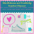 Re-usable Binder Mindfulness and Positivity Teacher Planner