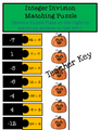 Halloween Integer Multiplication and Division Matching Puzzle