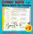 Multiplication Facts & Mystery Numbers SEMiPRO BUNDLE SET 2: 6s, 7s, 8s, 9s - Elementary Mental Math Pre-Algebra pages - Montessori-inspired Elementary Mental Math help (8 pages + key):