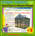 Climate Change: Greenhouse Effect & Fossil Fuels, Our Planet Earth • SEMiPRO Elementary Montessori Science help (2 printable pages + key)