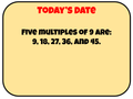 Warm-up Template for your classroom - FREE!!!!