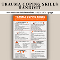 Trauma Coping Skills - Calming Strategies For PTSD - Emotional Regulation Teens Calm Down Kids