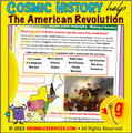 American Revolutionary War & The 13 British Colonies: Making of American History & US Geography - ROOKIE Montessori-inspired History & Geography help (4 pages + key)