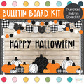 Black and White Pumpkins - Fall - Halloween - September & October Bulletin Board Kit Black and White Pumpkins - Fall - Halloween - September & October Bulletin Board Kit