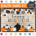 Black and White Pumpkins - Fall - Halloween - September & October Bulletin Board Kit Black and White Pumpkins - Fall - Halloween - September & October Bulletin Board Kit
