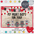 Bots of Love - Robots - Valentines - February Bulletin Board Kit