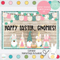 Bunny Gnomes - Easter - Spring - March and April Bulletin Board Kit