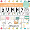 Bunny Gnomes - Easter - Spring - March and April Bulletin Board Kit