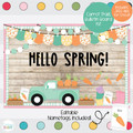 Carrot Trails - Easter Truck - Easter - Spring - March and April Bulletin Board Kit