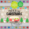 Happy Camper - Christmas Camper - Winter - December Bulletin Board Kit