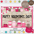 Latte Love - Valentines - February Bulletin Board Kit