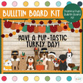Thankful Pups - Thanksgiving - November Bulletin Board Kit Thankful Pups - Thanksgiving - November Bulletin Board Kit