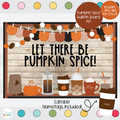 Pumpkin Spice - Fall - September and October Bulletin Board Kit