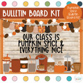 Pumpkin Spice - Fall - September and October Bulletin Board Kit by Creatively Taught