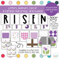 He Is Risen - Resurrection - Easter - March and April Bulletin Board Kit
