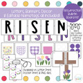 He Is Risen - Resurrection - Easter - March and April Bulletin Board Kit by Creatively Taught