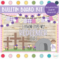 He Is Risen - Resurrection - Easter - March and April Bulletin Board Kit by Creatively Taught