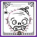 Halloween Connect the Dots| Dot to Dot worksheets | Numbers Counting 1-30