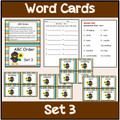 ABC Order Task Cards, Literacy Centers, Whole Group Activity