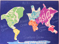 World Map Cut and Paste the Continents to Make a Map | Geography Activity