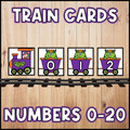 Halloween Number Train | Number Cards 0 to 20