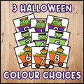 Halloween Number Train | Number Cards 0 to 20