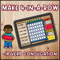 French IR Verbs | 4 in a Row Digital Game