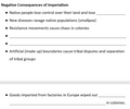 Imperialism Motivation & Impacts Lecture with Guided Notes