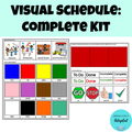 Visual Schedule COMPLETE Set for Autism and Special Education