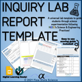 Universal NGSS Inquiry Lab Report Template - A Science Teacher Must Have!