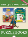 BUNDLE: Bible Quiz & Word Search Puzzle Books