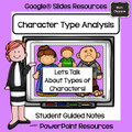 Character Type Analysis Introduction Mini-Unit