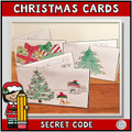 Christmas Party Activity - Secret Code Cards